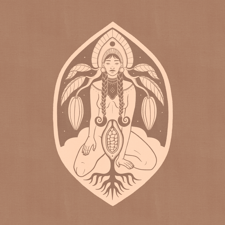 Cacao Goddess Print